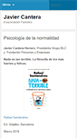 Mobile Screenshot of javiercantera.com